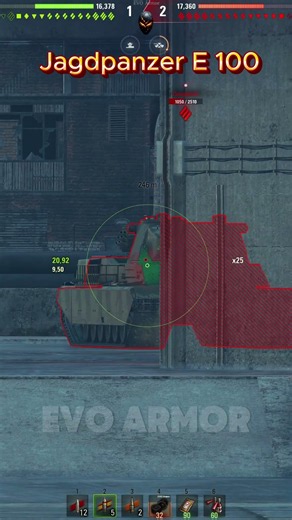 Jagdpanzer E 100 Destroys Canopener World of Tanks #shorts