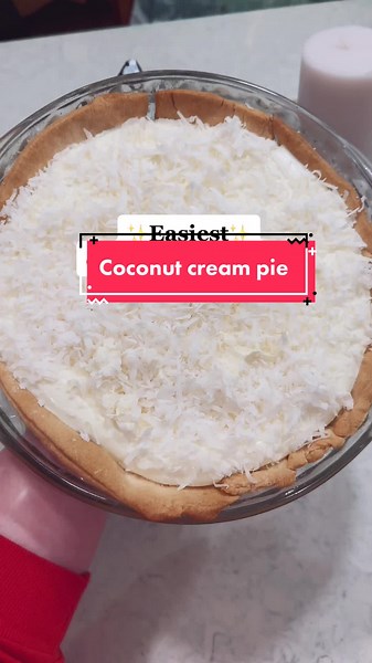 Coconut Cream Pie Recipe in Minutes