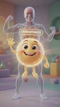 Digestion of Carbohydrates in 90 Seconds | From Starch to Glucose 🍞 🧬 #Shorts