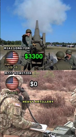 WWII Long Tom vs Modern M777 - (How Artillery Evolved from 1938 to 2005)