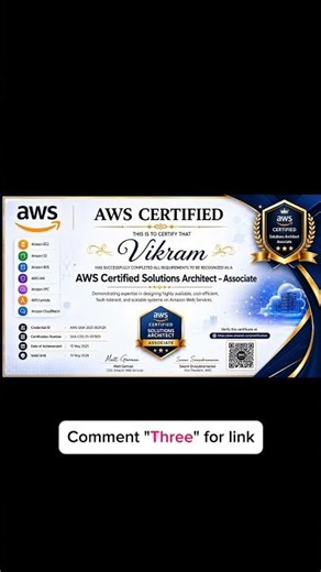🚀 Want to level up your resume?1️⃣ Google Cloud2️⃣ AWS Architect3️⃣ SAP Coment "Three" for DM links!