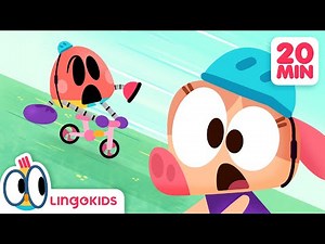 YOGA time 🧘‍♀️ let’s move! CARTOONS FOR KIDS 🎵 | Lingokids