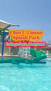 Ellen E. Linson Splash Park 📍5211 Campus Drive, College Park, MD 20740 💰 Admission For Prince George’s County Residents: – $6 (ages 3–17) – $8 (adults 18–59) – $6 (seniors 60 ) Non-Residents: – $10 (ages 3–17) – $12 (adults) – $6 (seniors) ⏰ Summer Schedule (runs in 2 sessions per day): • Session 1: 12:00 pm–3:00 pm • Session 2: 3:30 pm–6:30 pm 🌀Features: – Water slides for younger and older kids – Zero-depth splash zone perfect for babies and toddlers – Lap pool – Aqua climbing wall & more! 