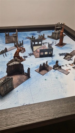 Je fais mes zones de terrain V11 avec un vieux tapis #warhammer40k