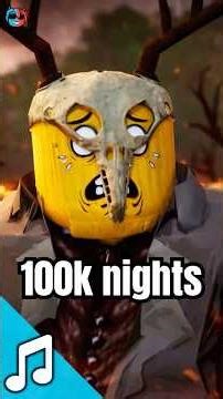 Surviving 100,000 Nights in 99 Nights the Forest #roblox #horror #challenge