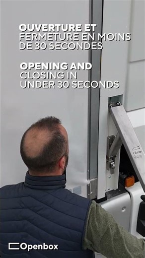 Carrosserie poids lourd à ouverture rapide - Openbox by Libner #automobile #camion #truck