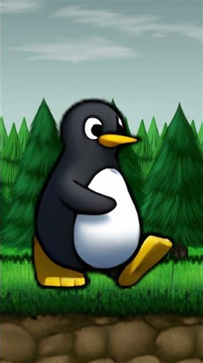 Tux Caminando - Animación🐧