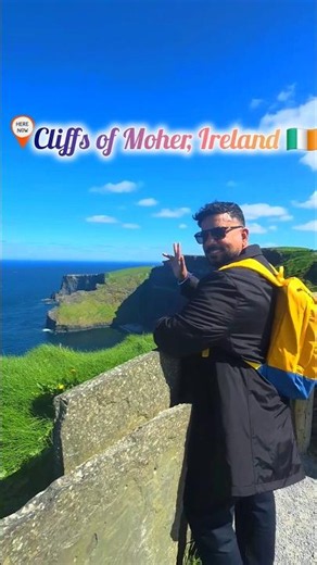 The world is not what you see in your books & maps; its out there. Cliffs of Moher! 🌊🤯