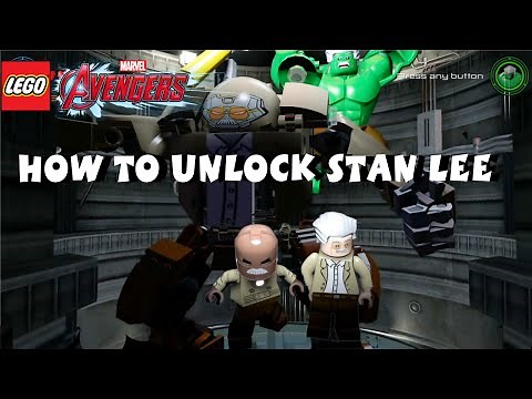 Lego Marvel Avengers - How to Unlock Stan Lee - All 35 Stan Lee in Peril Locations - 1080P HD