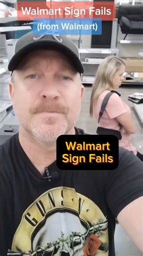 Walmart Sign Fails. #comedy #walmart #fail #funny #peopleofwalmart #elevatormusic Music credit #bohoman | Matt Eubanks