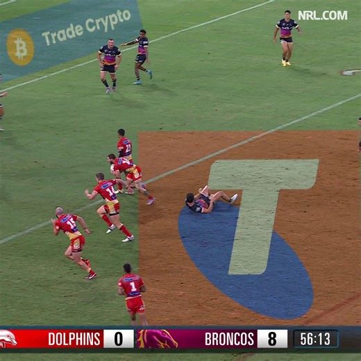 Wallace powers through! #NRLDolphinsBroncos | NRL