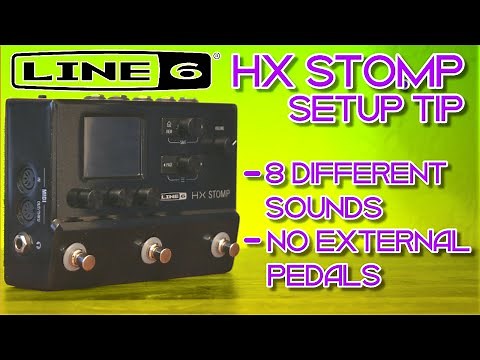 8 Different Tones from 1 HX Stomp Preset using Stomp Switch Mode