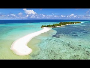 Maldives: 3 Hours of Drone Aerial View Footage in 4K with Ocean Sounds