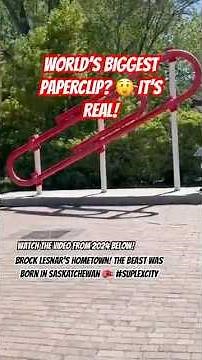 🚨 GIANT RED PAPERCLIP SECRETS Exposed! UFC/WWE Brock Lesnar’s Hometown HIDE-AWAY in Saskatchewan 😱