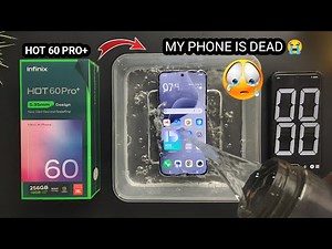 Infinix Hot 60 Pro Plus Water Test 💦 | iP65 Water & Dust Proof Rating | Let's Check It's Water Proof