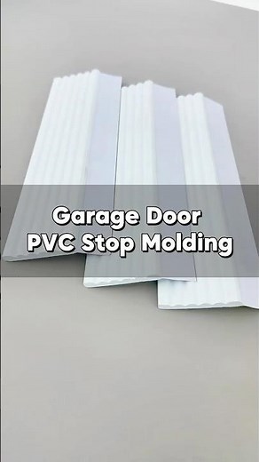Garage Door PVC Stop Molding for better sealing and energy saving #GarageDoorPVCStopMolding