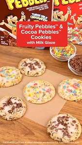 Milk & cookies or milk & cereal? Now you don’t have to choose🍪🥣 Full recipe at the link in our bio. | Pebbles Cereal