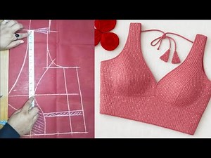 Princess cut blouse cutting and stitching/easiest way to do it/32,34 size princess cut blouse/blouse
