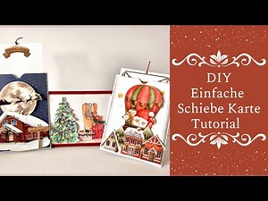 Card Making – DIY – Simple Sliding Card – For Beginners – Tutorial