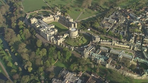 Windsor Castle, England: Drone explores royal history