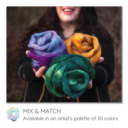 BFL Wool Roving: Hand Dyed Combed Top - Pre-drafted for Spinning, Felting, Weaving. Choose Colors - Etsy