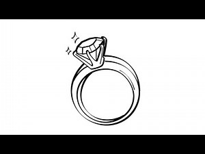 How to Draw a Diamond Ring