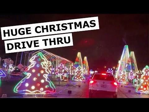 World's Largest Drive-Thru Christmas Lights - Candy Rush Marietta / Atlanta
