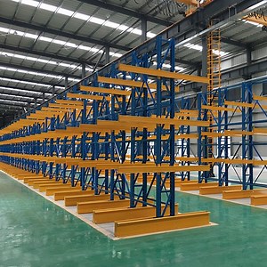 [Hot Item] Single or Double Arm Warehouse Heavy Duty Cantilever Rack for Rebar Storage