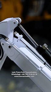 Digging with the long arm hydraulic full metal CaT 308 excavator in 1/14 scale ! Now that’s how far reach goes ! #Rc #modellife #excavator #sale #RC #model #digging #construction #hydraulic | Toucanhobby RC Model