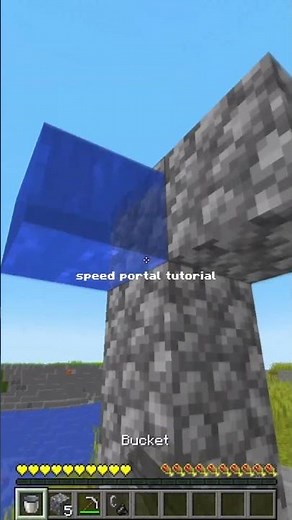 speedrunning nether portal tutorial #minecraft #minecraftsurvivalseriesepisode1 #relatable #gaming