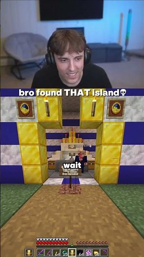 bro found the EFN island LMAO in Minecraft