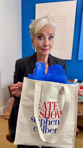 The Late Show | To us, Emma Thompson is perfect. #Colbert #EmmaThompson #LoveActually | Instagram