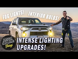 Toyota 4Runner Lighting UPGRADE! (Diode Dynamics LED Fog Lights + LED Interior Bulbs)