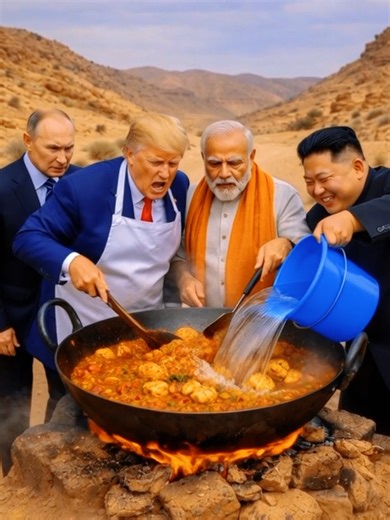 Trump & Modi's Hilarious Karahi Cook-Off Satire