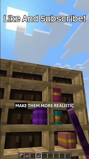 A Minecraft Resource Pack That Makes Chiseled Bookshelf Contents 3D!
