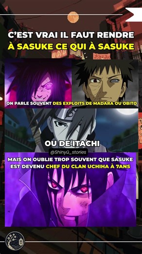 Sasuke Uchiha : Plus puissant que Madara et Itachi ?