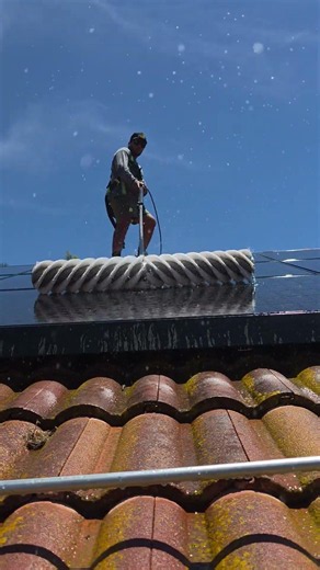 Solar Sales Guy Says: "You need 12 more panels." ehhg👎.. just clean your panels #solargain