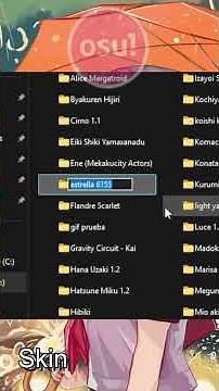 crear skin de osu! desde desde cero