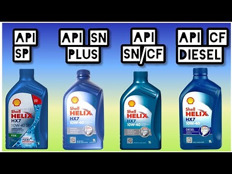 Aceite Motor Shell Helix hx7 10w40 Comparativa Api SP & Api SN plus & Api CF Diesel