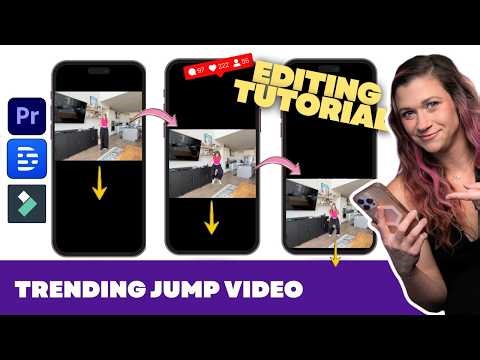 Trending Instagram Reels! Video Editing Tutorial: Jumping Down Effect (Keyframe Tutorial)