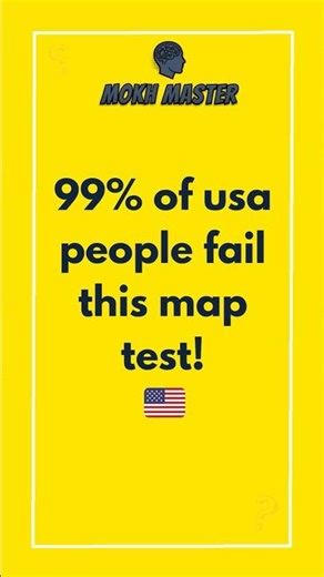 99% Fail This US Map Test! 🗺️🇺🇸 #trivia #geography #shorts #quiz