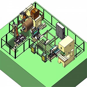 [Hot Item] Circle Blanking Line with Zigzag Feeder and Punching Press Machine for Circle Cutting