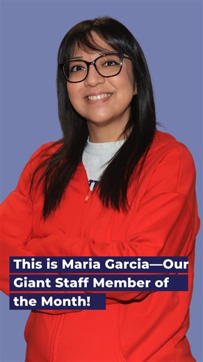 Our Giant Staff Member of the Month for February 2026 is Maria Garcia, math teacher at Goose Creek Memorial High School. 🎉 Maria is widely recognized as an extremely hardworking teacher who consistently goes above and beyond to support both her students and her colleagues. Her commitment to academic excellence is reflected in her classroom data, particularly the exceptional performance of her Advanced Placement students last year. By constantly finding innovative ways to bridge the gap between 