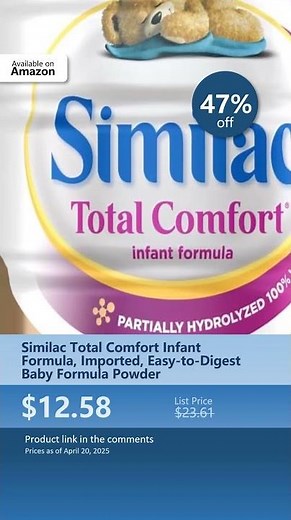 Similac Total Comfort Infant Formula, Imported, Easy-to-Digest Baby Formula Powder