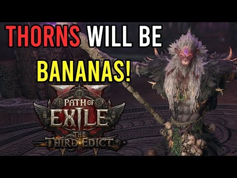 Thorns Will Be Bananas in The Third Edict | Kalltorak Path of Exile 2