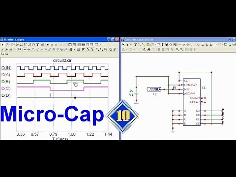 How to simulate a digital circuit in Micro-Cap 10