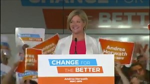 Ontario NDP Leader Andrea Horwath addresses her supporters in Hamilton. Click here for full coverage: ctvnews.ca/ontarioelection2018 | CTV News