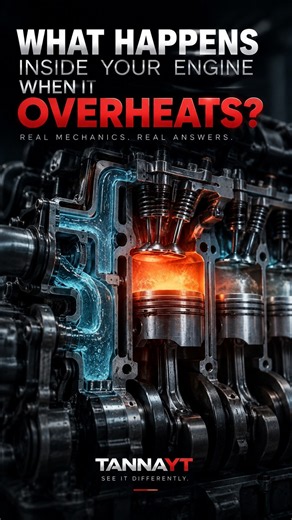YOUR CAR ENGINE CAN DESTROY ITSELF WHEN IT OVERHEATS - HERE’S WHAT HAPPENS #engineering #carfacts