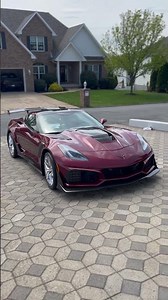 Long Beach Red Metallic C7 ZR1 Corvette