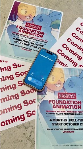 Start your animation journey at #VFS with our Foundation - Animation program 🎬🎨 Starting Oct 27!